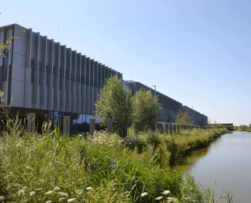 het aanzicht over het water