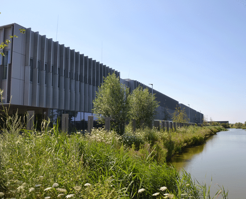 het aanzicht over het water